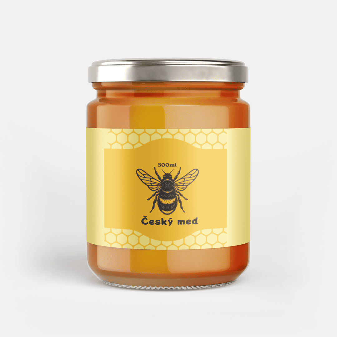 Detail textury matné etikety