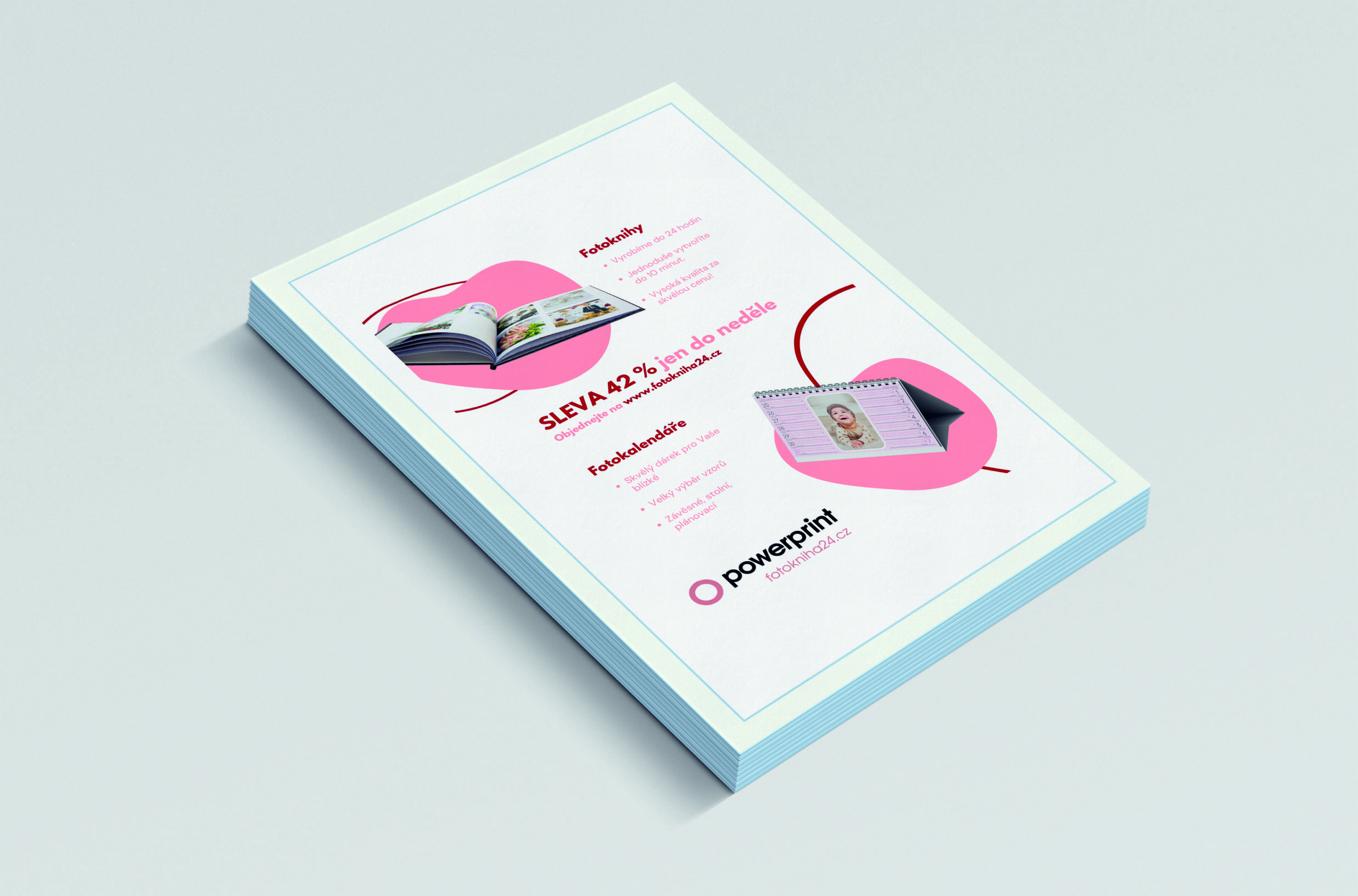 Jednoduché řezané letáky