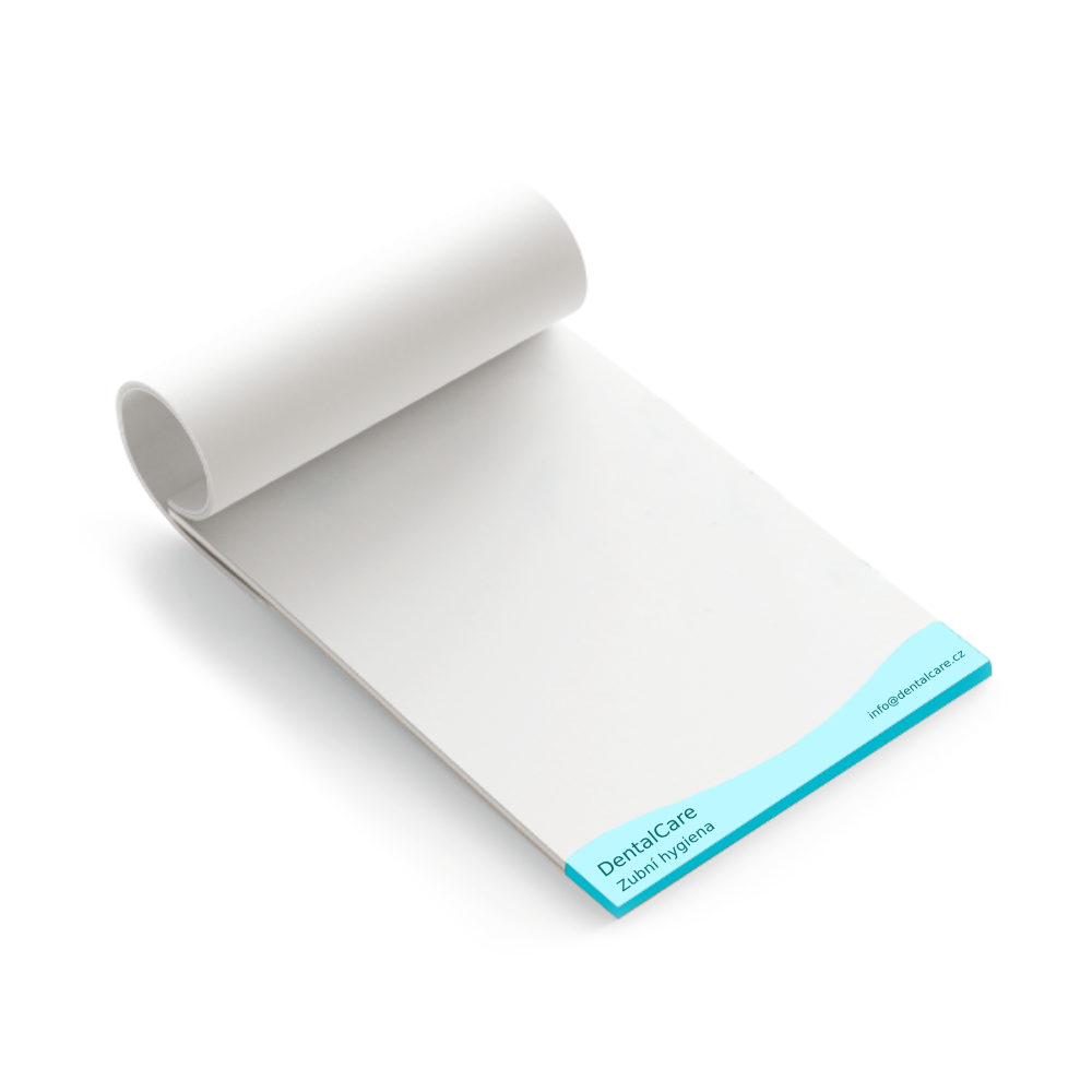 poznámkové bloky mockup