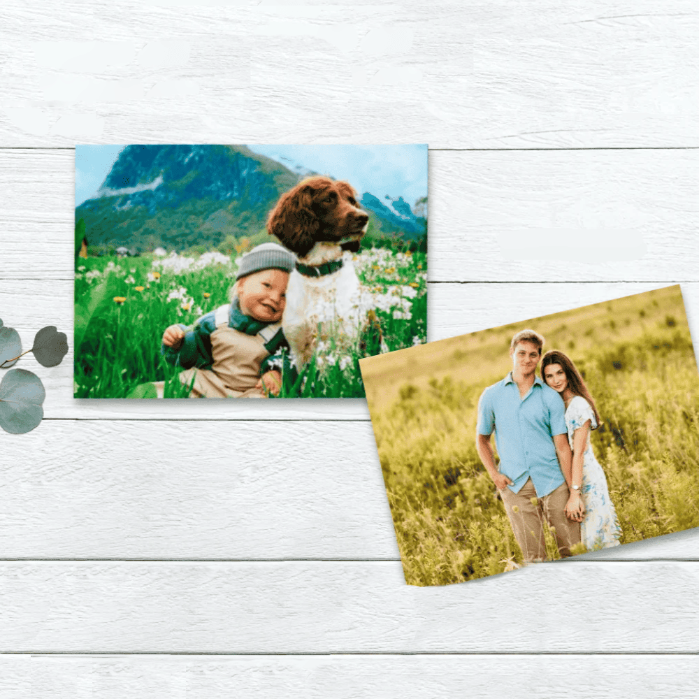 Fotografie s bílým rámečkem